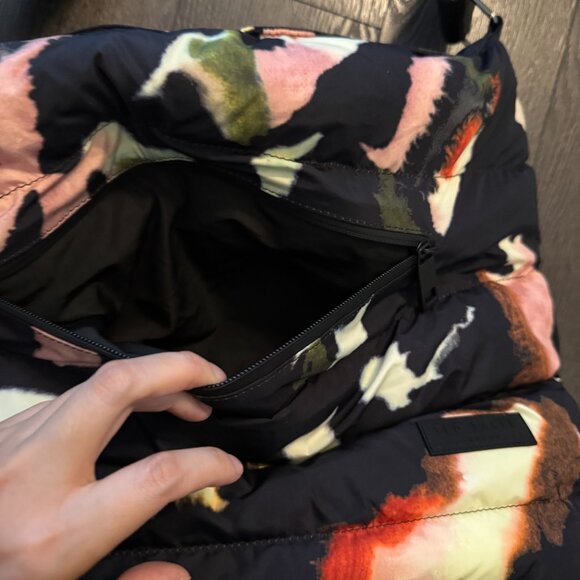 TED BAKER LONDON  Gianara Forager Puffer Nylon Drawstring Tote Bag Black Multi - Picture 4 of 12